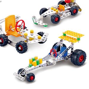 Juguete educativo 3 en 1 DIY ensamblar modelo de vehículo, coche de <span class=keywords><strong>Metal</strong></span> de construcción de 291 piezas - Product Image 1