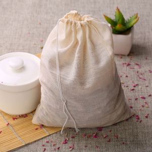Bolsitas de Té Reutilizables de Muselina de Algodón Orgánico para Té Suelto - Product Image 1
