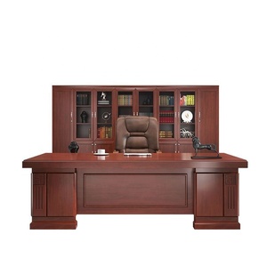 Escritorio Moderno en Forma de L para Jefe, Director Ejecutivo, Muebles Clásicos de Oficina, Escritorio para Directores Gerenciales - Product Image 1