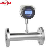 Medidor de Flujo Másico de Gas Térmico, Medición de Aire y Gas, Venta Directa, Pantalla LCD, Alta Temperatura, 4-20mA, Modbus, Acero Inoxidable, OEM
