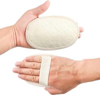 Éponge exfoliante naturelle en loofah pour le corps et le visage, pour le bain et la douche, pour femmes et hommes