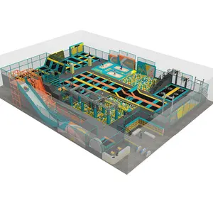 子供用大型トランポリン公園設備体操子供用大型トランポリン大人用屋内パキスタンジャンプ