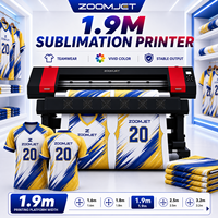 Imprimante par sublimation 1,6 m grand format, imprimante jet d'encre par sublimation pour textile, pour t-shirts