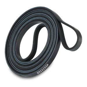 Courroie multi-nervurée D511255P pour lave-linge et sèche-linge, en caoutchouc durable, pièce d'appareil électroménager, 60 mm - Product Image 1