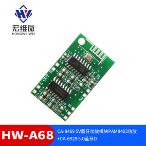 ฮงเว่ย ไมโคร CA-8469 PAM8403 5V โมดูลเครื่องขยายเสียง สเตอริโอ เอาต์พุตเสียง - Product Image 5