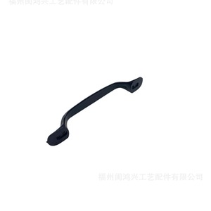Furniture Handle Bar Aluminum Alloy <b>Black</b> 1633-96 Hole Spacing 96 Cabinet Minimalist Style - Product Image 4