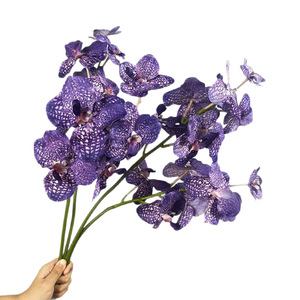 Flores Artificiales <span class=keywords><strong>de</strong></span> Seda, Orquídea <span class=keywords><strong>Phalaenopsis</strong></span>, Tacto Suave e Hidratante, Decoración para Bodas y Hogar, Planta Decorativa, Flor Artificial - Product Image 5