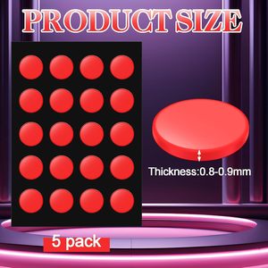 מדבקות רגליות לעכבר לוג'יטק אדומות להתאמה אישית במפעל, החלקה מהירה, עמידות בפני שחיקה, שקטות וחלקות - Product Image 2