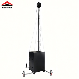 Tour de surveillance vidéo mobile couleur optionnelle pour la surveillance temporaire des sites extérieurs - Product Image 1