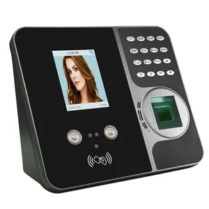 Dispositivo de tiempo y asistencia con reconocimiento facial, WIFI, batería de respaldo para asistencia sin contacto, F-G495 de identificación facial