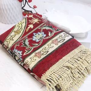 Couverture en chenille classique Mecca Kaaba, 100% polyester, chaude, douce, base antidérapante, cadeau pour le festival de l'Aïd - Product Image 1