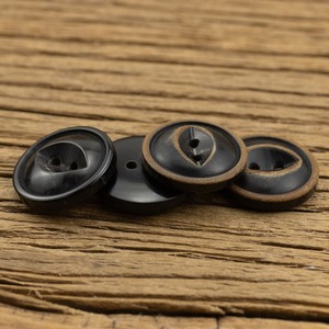 Botón de Costura de Cuerno Natural de Búfalo, Estructura Resistente y Duradera, Pulido, Moderno, para Abrigos, Chaquetas, Ropa de Diseñador, CRAFT ZONE EXPORT - Product Image 5