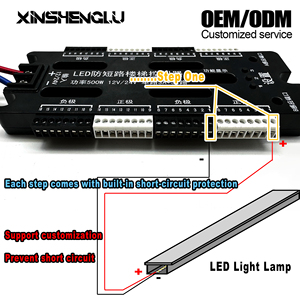 Controlador Inteligente LED para Escaleras con Protección Contra Cortocircuitos, Sensores PIR Duales, Carga Máxima de 500W para Iluminación de Hogares, Hoteles, Oficinas y Edificios - Product Image 3