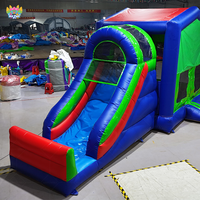 Château gonflable en PVC durable pour enfants, toboggan gonflable portable intérieur/extérieur pour location, trampoline gonflable