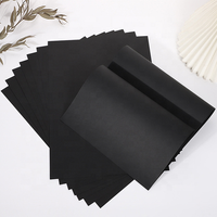 Papier cartonné noir non couché 250g/m² 300g/m² 350g/m² 400g/m² – Feuilles de carton mat lisse de qualité supérieure pour boîtes cadeaux de luxe et étiquettes suspendues