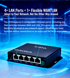 稳定的高通芯片组模块 4G 工业路由器 宽温度范围 -30 ° C 至 75 ° C LTE Cat 4 工业物联网路由器 - Product Image 5