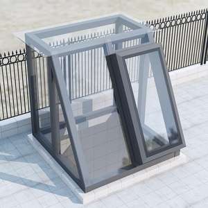 Puits de lumière pyramidaux étroits modernes, économiques en énergie, à ouverture électrique, pour toits, fenêtres et autres applications, <span class=keywords><strong>trappe</strong></span> de <span class=keywords><strong>cave</strong></span> à vin - Product Image 5