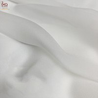 Tissu en Georgette de Soie Blanc Teignable 10MM, Voile Léger en Mousseline pour Robe, Écharpe, Blouse, Vêtement Personnalisé