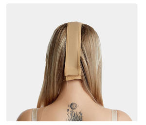 Perban tali dagu pasca bedah untuk wanita pengencang Jowl pengencang garmen kompresi leher dan dagu - Product Image 3