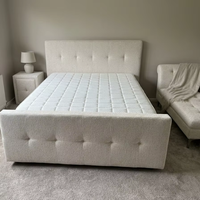 Lit à ressorts avec coffre de rangement à vérin à gaz, surmatelas et tête de lit – Fabrication OEM/ODM, Vente en gros, Fournisseur unique de meubles de chambre