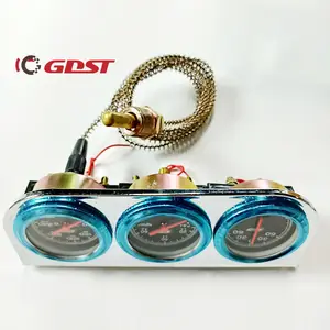 GDST High Quality Good Performance Factory Price Auto Parts Energy 3in1 Triple Gauge Meter