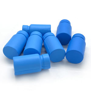 צעצועי לחץ בצורת בקבוק תרופות כחול לקידום מכירות, צבע לוגו מותאם אישית, צעצועי הרגעת ידיים בצורת בקבוק בית חולים - Product Image 5