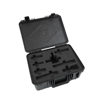 Étui à outils professionnel noir élégant et résistant aux chocs avec mousse de boîte à outils personnalisable OEM pour un rangement et une organisation sécurisés des équipements