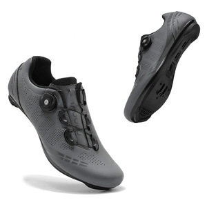 Chaussures de cyclisme ajustées légères et respirantes en caoutchouc et maille pour hommes avec logo personnalisé, pour l'entraînement, l'extérieur, le vélo de <span class=keywords><strong>route</strong></span>, le VTT, les voyages et le fitness - Product Image 3
