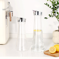 Plusieurs séries Pot à thé et à jus en plastique Matériau PC Pichet à eau transparent Porte-glace en plastique Pichet à eau