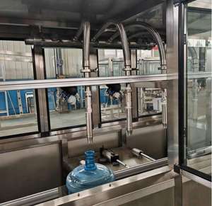 Set Completo di Macchina per Riempimento Acqua Potabile con Lavaggio e Tappatura per Bottiglie di Plastica da 3-10L - Product Image 3