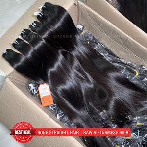 Paquetes de cabello vietnamita crudo para hacer peluca para mujeres negras Extensiones de cabello alineadas con cutícula de cabello virgen 100% Precio al por mayor - Product Image 3