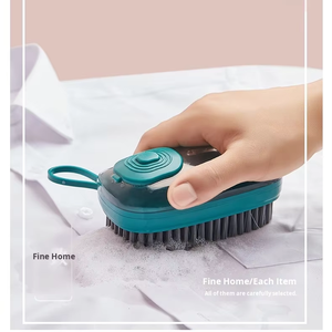 Multifunctional Cleaning <b>Brush</b> Portable Plastic Clothes Shoes Soap Dispenser Hydraulic Laundry <b>Brush</b> Hands Cleaning <b>Brush</b> - Product Image 5