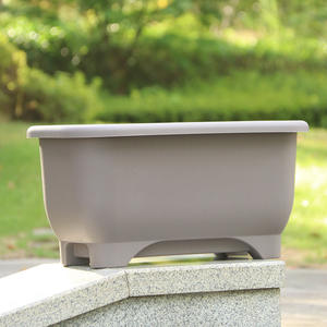 Pot de fleur en <span class=keywords><strong>plastique</strong></span> de Style rétro 6 pouces 8 pouces bol de plante d'arbre de bonsaï de fleur Pots de pépinière - Product Image 1