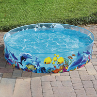Piscine gonflable Bestway Water Fairy, piscine de jeu en plastique, baignoire à balles océaniques pour le bain et la natation