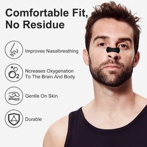 Tiras Nasales para Ronquidos y Solución para Ronquidos al Correr, Ayuda a Aliviar la Congestión Nasal y Reducir los Ronquidos, Tiras Nasales para Respirar Mejor - Product Image 3