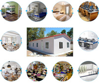 Casa Móvil en Villa, Cobertizo de Almacenamiento Plegable de Acero Impermeable para Jardín, Taller de Ensamblaje, Mini Casa Modular Prefabricada
