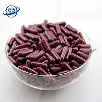 Échantillons Gratuits Vente Directe d'Usine 0 #   Capsule végétale vide de couleur brun rouge foncé pour les végétariens