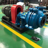 Pompe centrifuge portable pour l'extraction minière avec garantie de 2 ans, pompe à boue horizontale, haute efficacité, haute résistance à l'usure