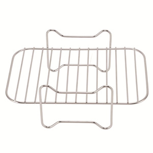 Ensemble d'accessoires pour friteuse à air transfrontalière, grille de barbecue rectangulaire, moule à pizza, outils à gâteau en acier inoxydable - Product Image 1