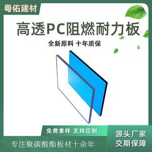 แผ่นโพลีคาร์บอเนตใส ยี่ห้อ Yueyou Building Materials ทนไฟ สำหรับทำกันสาดและงานประดับไฟ - Product Image 5