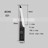 Accessoires pour machine de découpe à lame oscillante IECHO, couteau vibrant en carbure, modèles E13 E16 E17 E18 E21 E26 E41 E19-3 E21 E46 E64