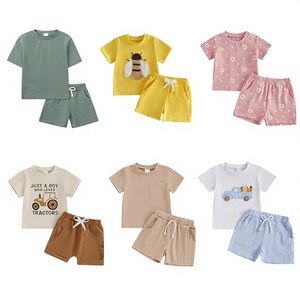 Lote de Conjuntos de Ropa Infantil con Estampados de Animales y Espacio para Verano, Modelo Chino 2026.4 - Product Image 6