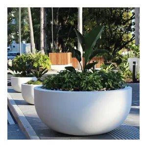 Home Upholstery flowerpot Garden decoration large gardening supplies Fiberglass flowerpot