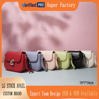 Luxuriöse Echtleder-Satteltasche für Damen, Vintage Crossbody Schultertasche mit Verschluss, Individuelles Logo, Großhandel Hersteller