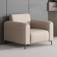 Canapé de salon exécutif en cuir PU, structure en bois, design modulaire, durable, écologique, éponge haute densité, style moderne, usage professionnel