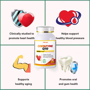 Suplementos de Coenzima <span class=keywords><strong>Q10</strong></span> Herbal de Marca Privada em Cápsulas <span class=keywords><strong>Softgel</strong></span> Veganas para Saúde do Coração, Cápsulas de Coenzima <span class=keywords><strong>Q10</strong></span> Omega 3 - Product Image 3