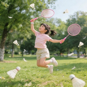Vente flash : Ensemble de <span class=keywords><strong>badminton</strong></span> pour enfants, ensemble de <span class=keywords><strong>badminton</strong></span> avec raquette, volants et filet pour la famille, utilisation en plein air et en camping - Product Image 1
