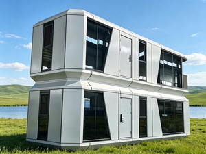 Maison capsule à double étage économique, maison préfabriquée à 2 étages, installation rapide, idéale pour les sites <span class=keywords><strong>de</strong></span> camping - Product Image 1