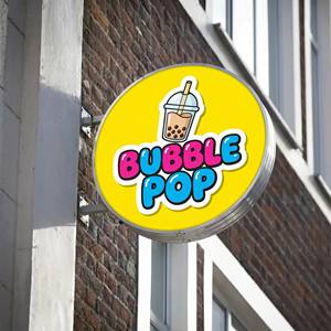 Letrero Luminoso LED Redondo Personalizado para Exteriores, <span class=keywords><strong>de</strong></span> Doble Cara, con Proyección, para <span class=keywords><strong>Farmacia</strong></span>, Veterinaria, Óptica, Tienda <span class=keywords><strong>de</strong></span> Té <span class=keywords><strong>de</strong></span> Burbujas - Product Image 2