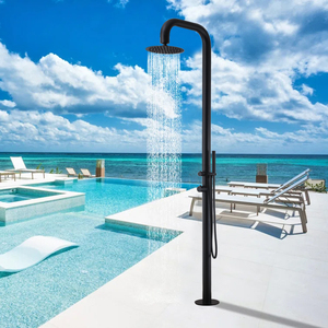 <span class=keywords><strong>Douche</strong></span> extérieure autoportante Lano en acier inoxydable 304 à double poignée pour <span class=keywords><strong>jardin</strong></span> et piscine - Product Image 3